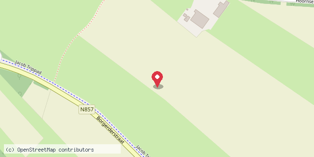 Een kaart met de locatie van Indoorspeelparadijs Harrewar